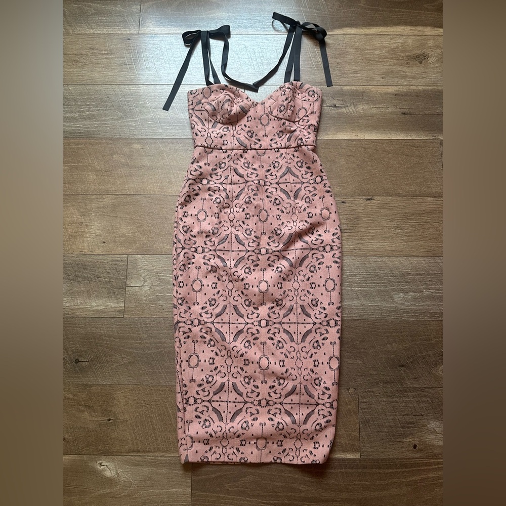 ASOS Pink Patterned Dress